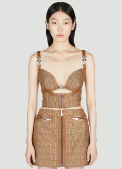 Logo Bustier Top