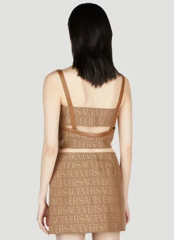 Logo Bustier Top