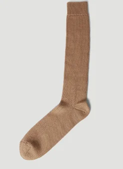 Logo Debossed Socks
