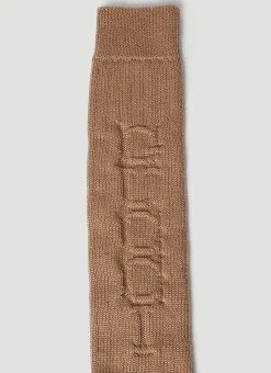 Logo Debossed Socks