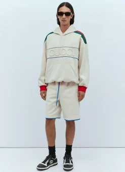 Logo Embossed Basket Shorts
