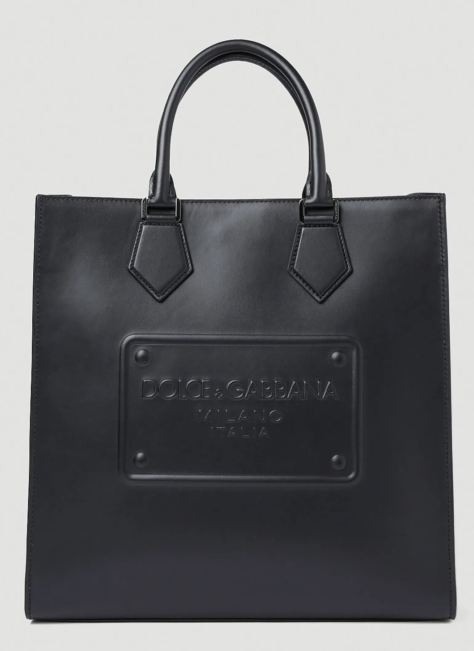 Logo Embossed Tote Bag