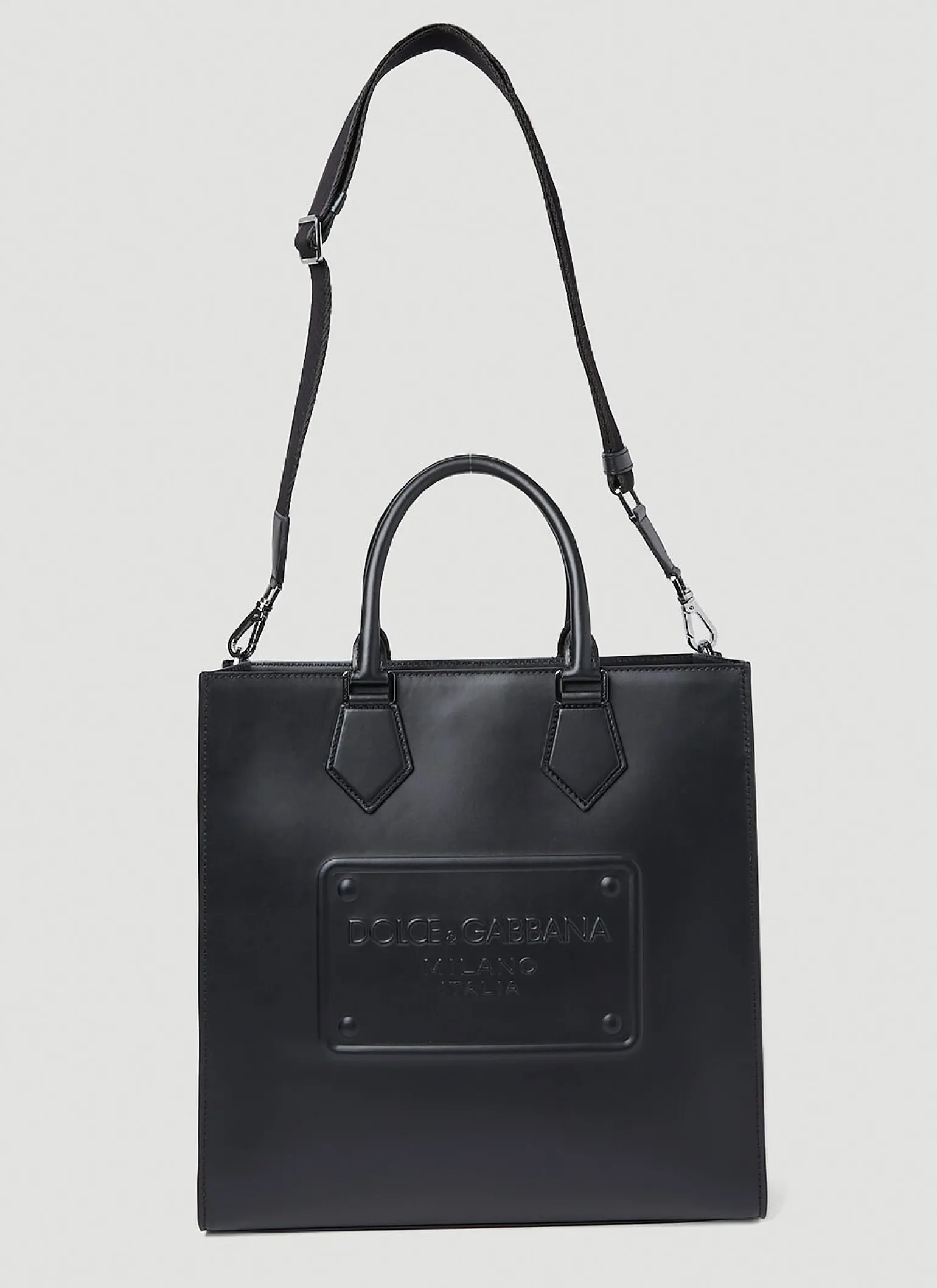 Logo Embossed Tote Bag