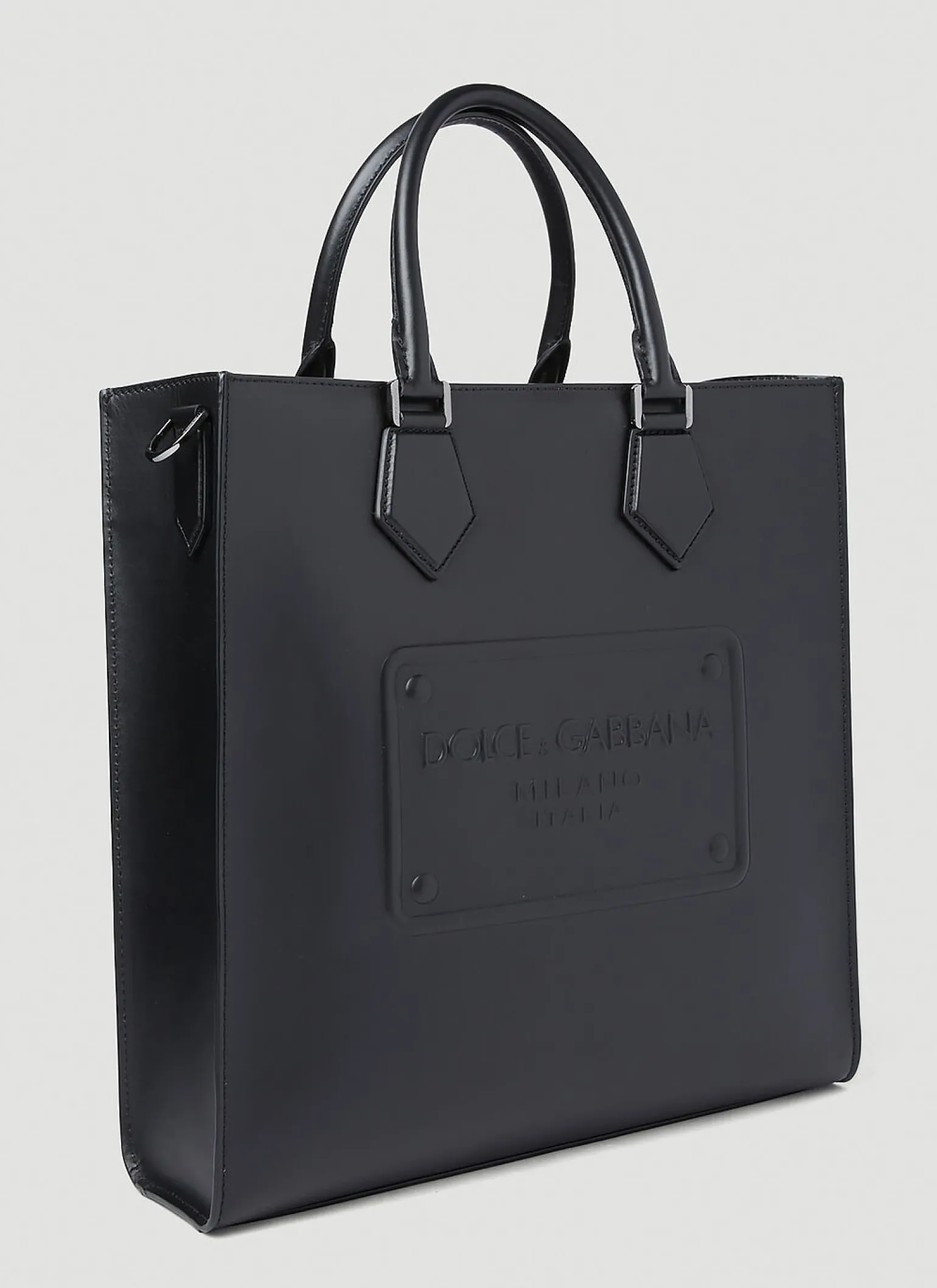 Logo Embossed Tote Bag