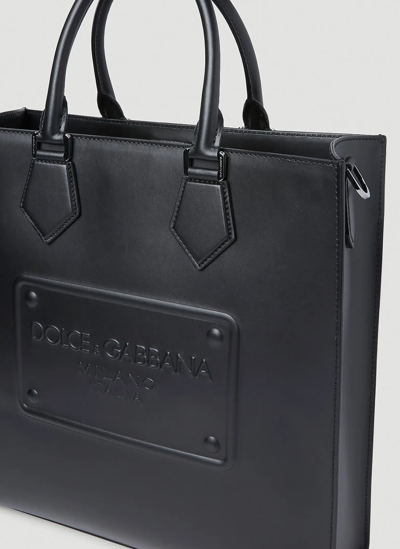 Logo Embossed Tote Bag