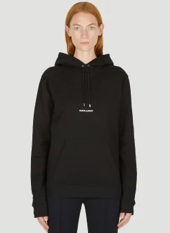 Logo Embroidered Hooded Sweatshirt