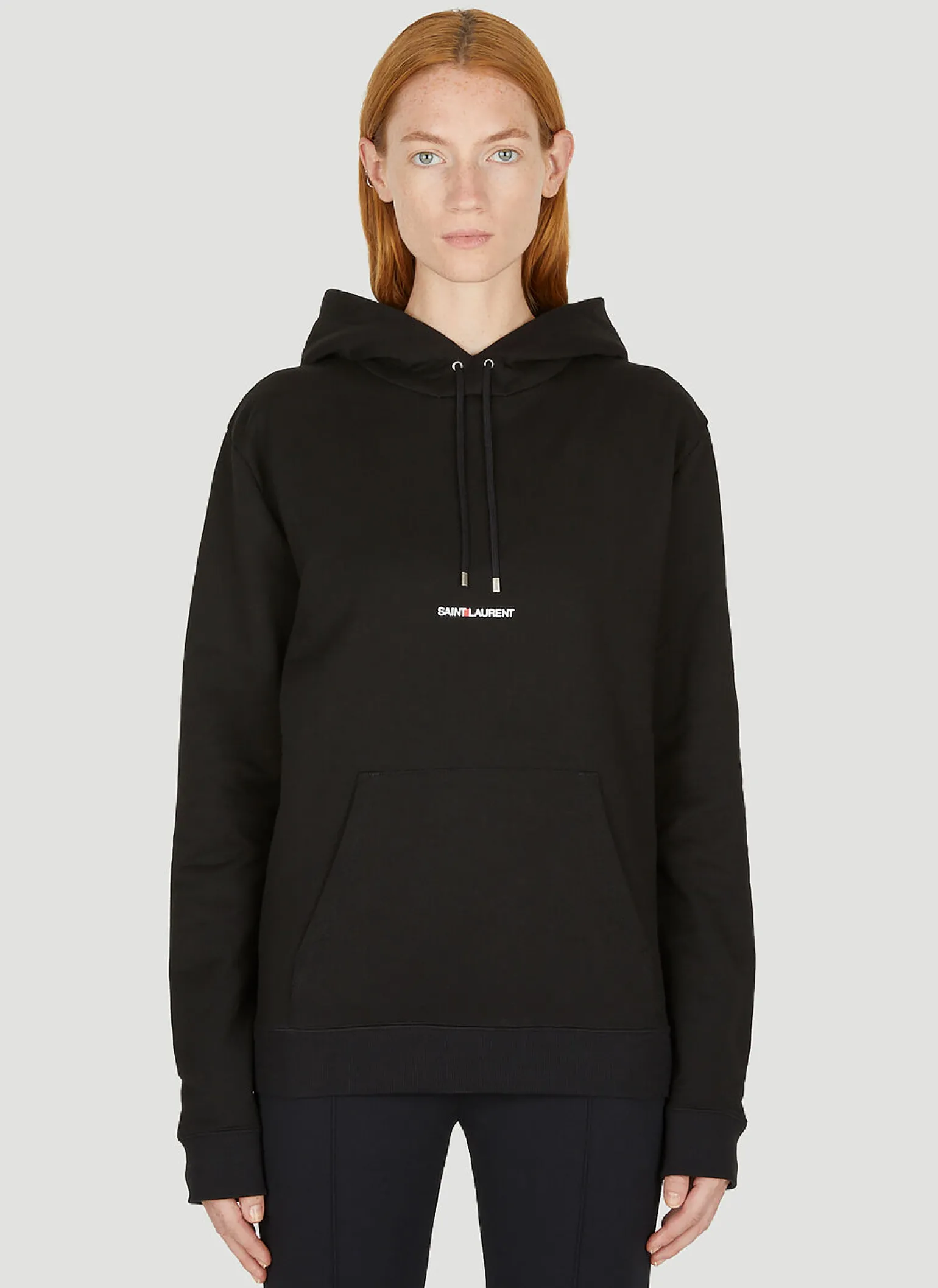 Logo Embroidered Hooded Sweatshirt