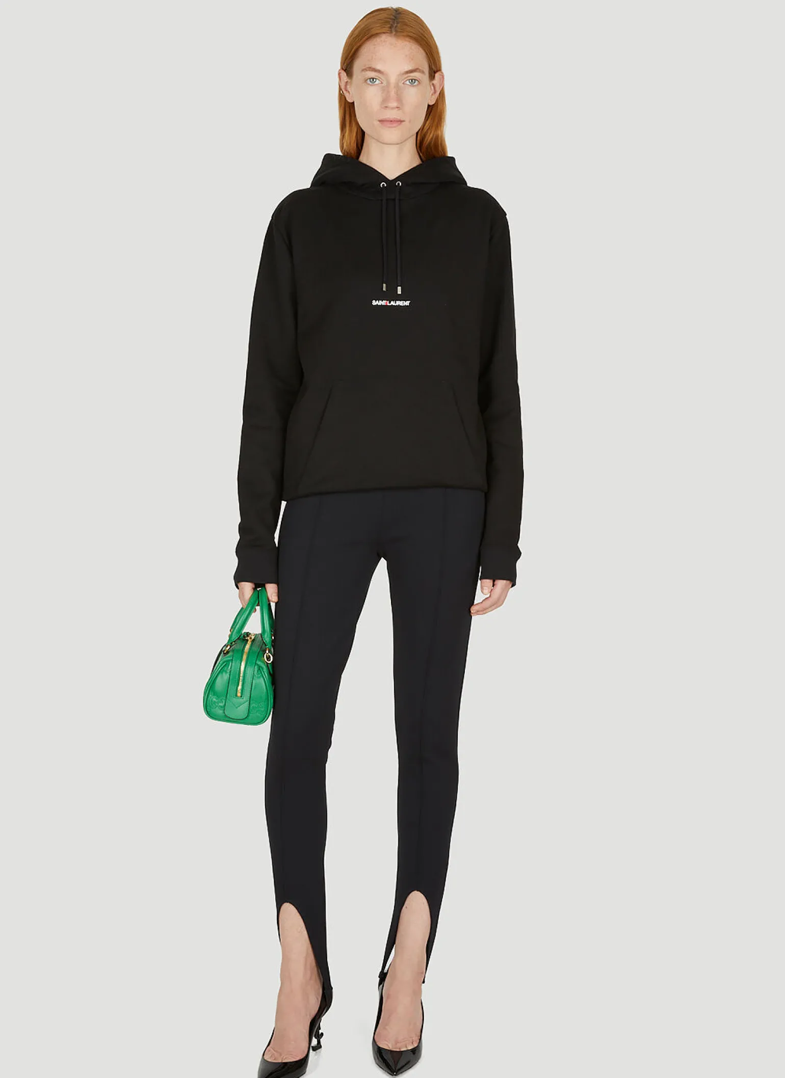 Logo Embroidered Hooded Sweatshirt