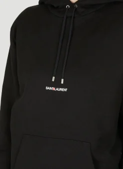 Logo Embroidered Hooded Sweatshirt