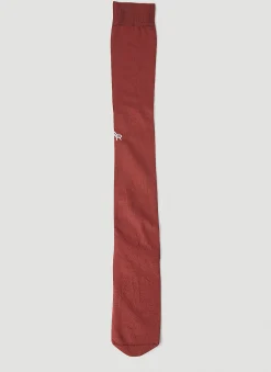 Logo Embroidered Long Socks