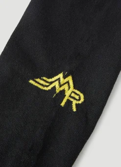 Logo Embroidered Long Socks