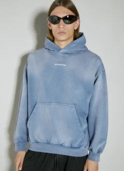 Logo Embroidery Hooded Sweatshirt