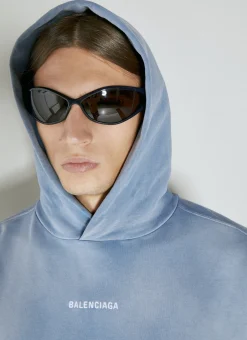 Logo Embroidery Hooded Sweatshirt