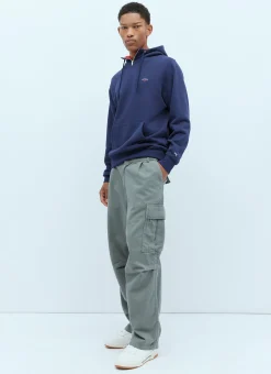 Logo Embroidery Hooded Sweatshirt