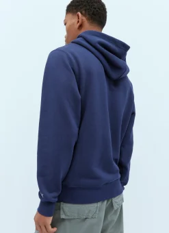 Logo Embroidery Hooded Sweatshirt