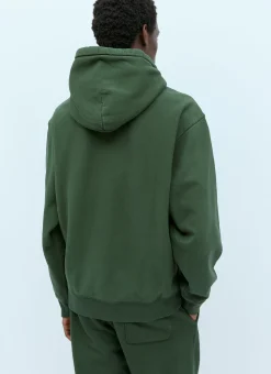 Logo Embroidery Hooded Sweatshirt