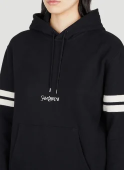 Logo Embroidery Hooded Sweatshirt