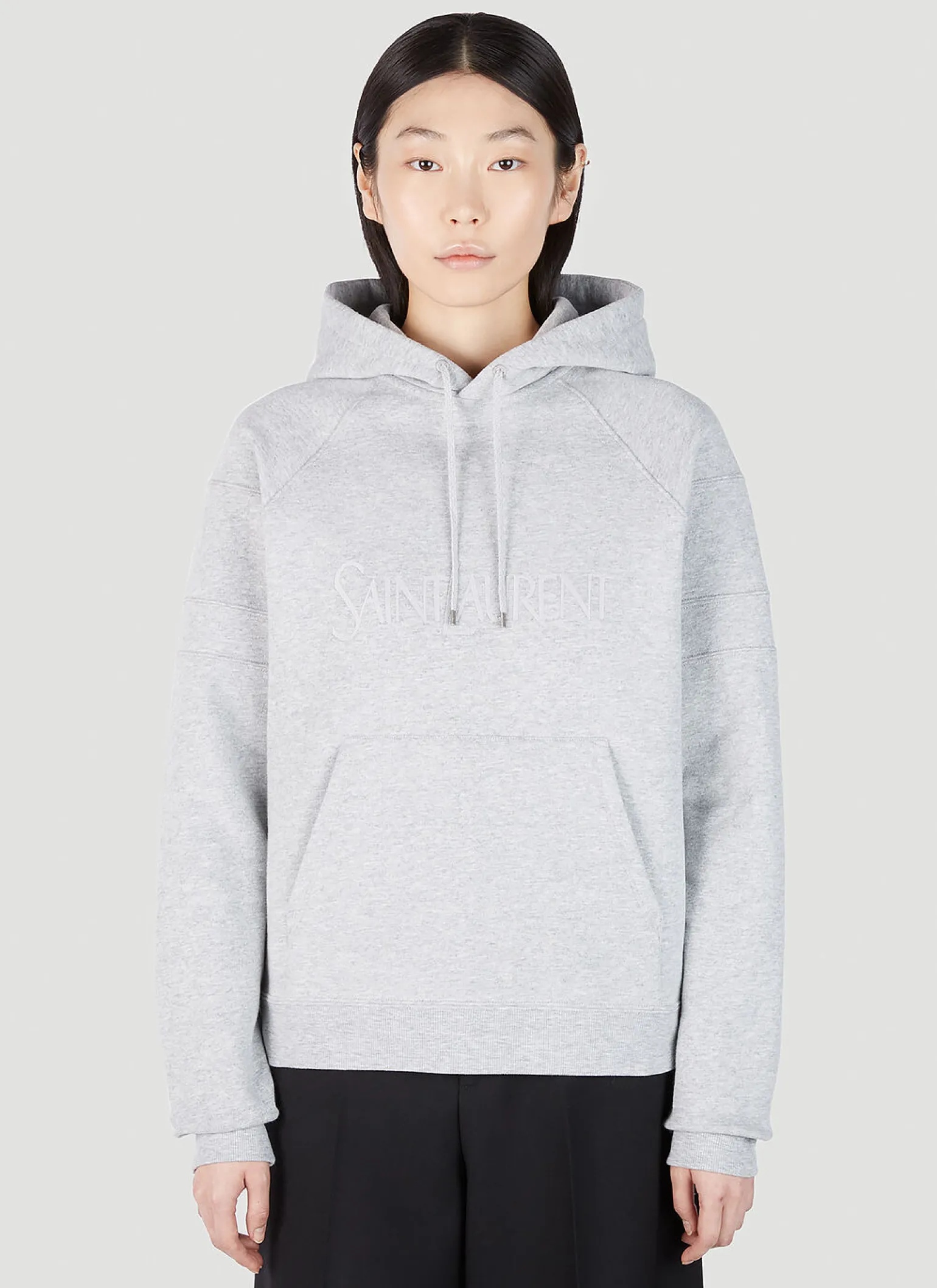 Logo Embroidery Hooded Sweatshirt