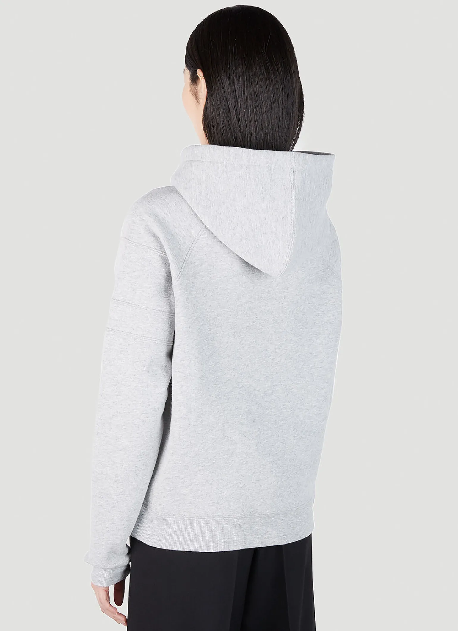 Logo Embroidery Hooded Sweatshirt