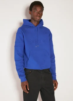 Logo Embroidery Hooded Sweatshirt
