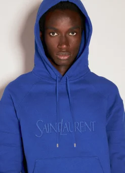 Logo Embroidery Hooded Sweatshirt