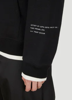 Logo Embroidery Hooded Sweatshirt