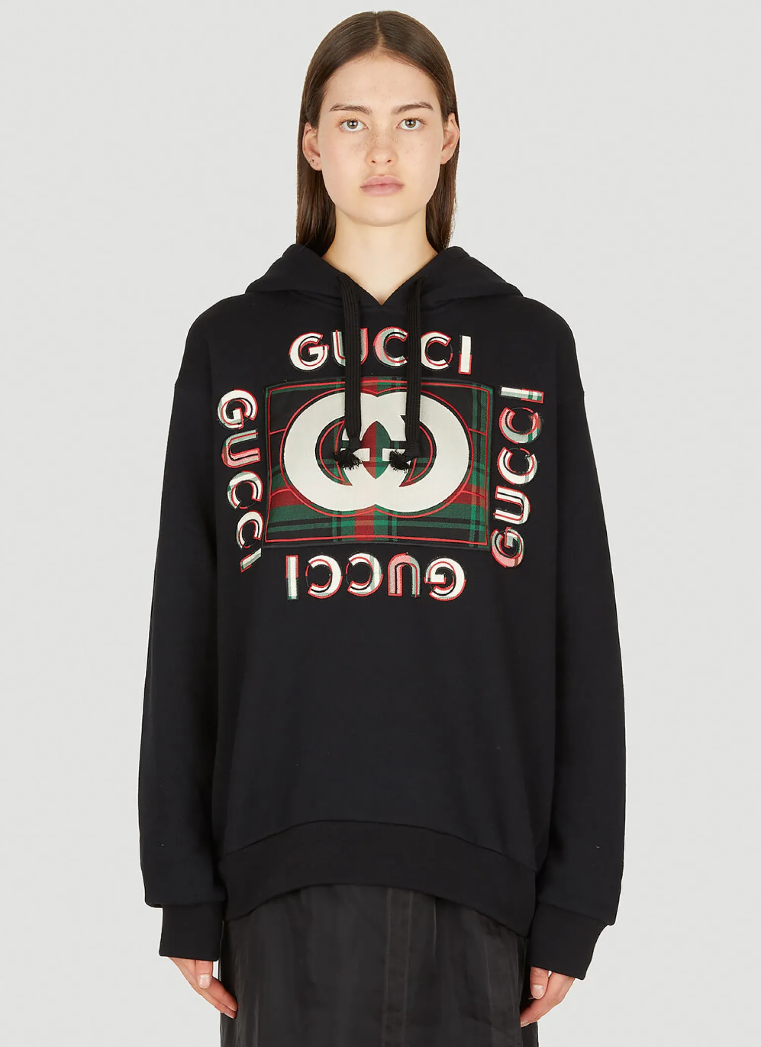 Logo Embroidery Hooded Sweatshirt