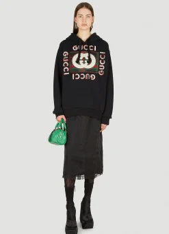 Logo Embroidery Hooded Sweatshirt