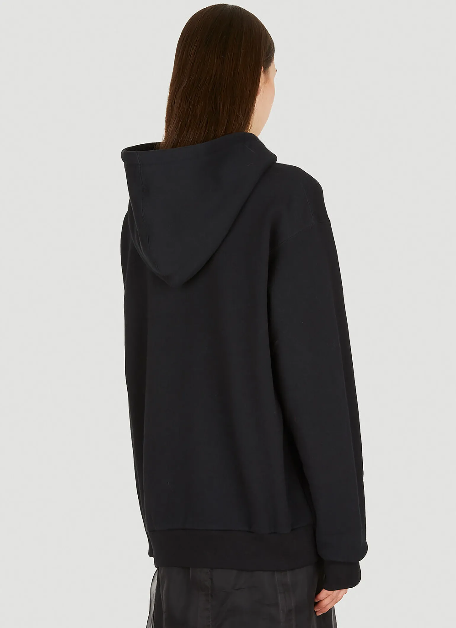 Logo Embroidery Hooded Sweatshirt