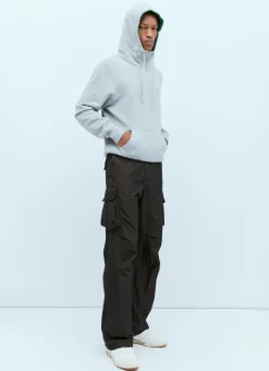 Logo Embroidery Hooded Sweatshirt