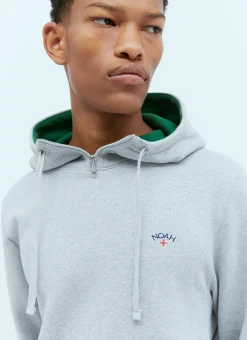 Logo Embroidery Hooded Sweatshirt