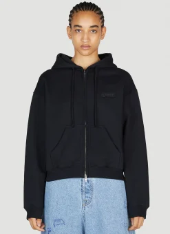 Logo Embroidery Hooded Sweatshirt