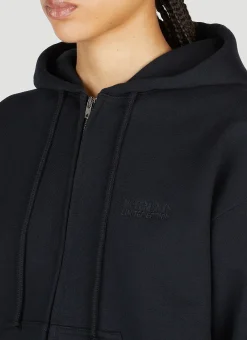 Logo Embroidery Hooded Sweatshirt