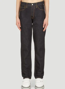 Logo Embroidery Jeans