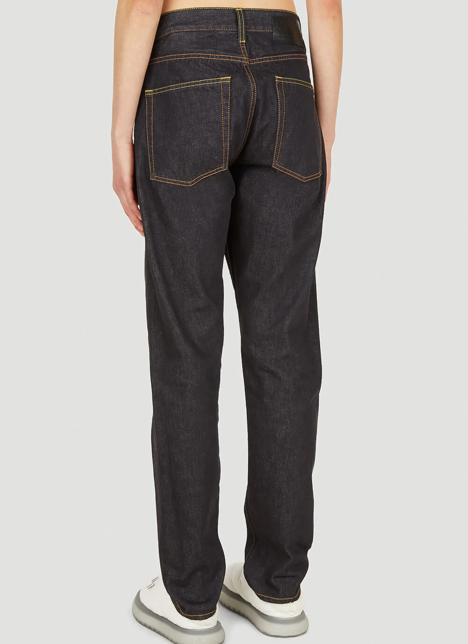 Logo Embroidery Jeans
