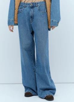 Logo Embroidery Jeans