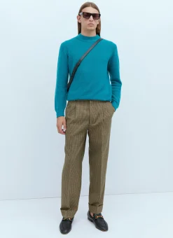 Logo Embroidery Knit Sweater