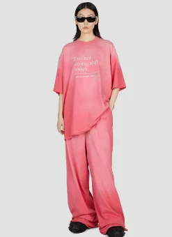 Logo Embroidery Track Pants