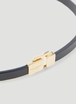 Logo Engraved Wraparound Bracelet