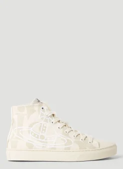 Logo High Top Sneakers