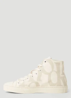 Logo High Top Sneakers