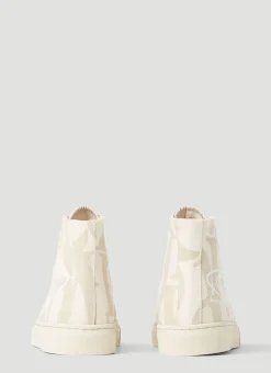 Logo High Top Sneakers