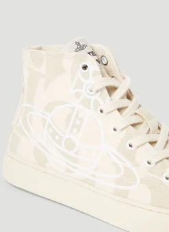 Logo High Top Sneakers