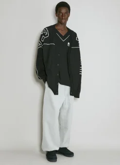 Logo Intarsia Cardigan