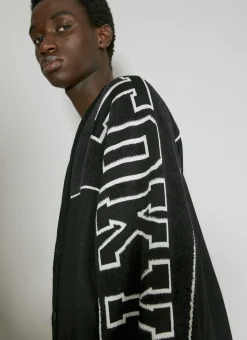 Logo Intarsia Cardigan