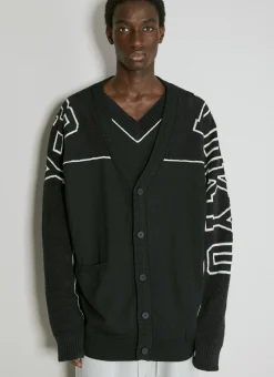 Logo Intarsia Cardigan
