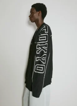Logo Intarsia Cardigan