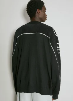 Logo Intarsia Cardigan