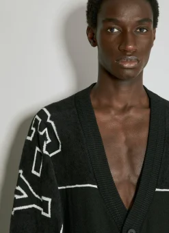 Logo Intarsia Cardigan