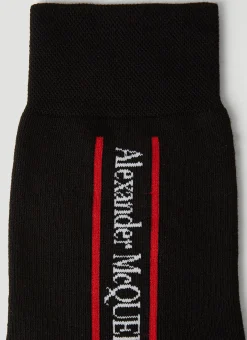 Logo Intarsia Socks